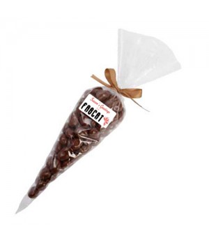 Confectionery Cones with Chocolate Peanuts