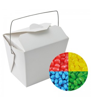 Paper Noodle Box with Jelly Beans (Corporate Colour)