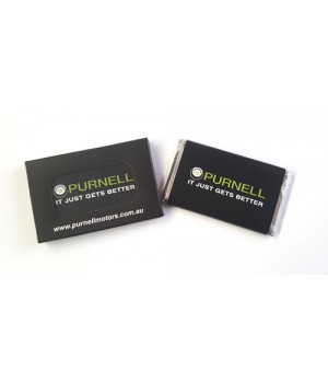 Small Chocolate Bar with a custom printed wrapper and Custom Printed Box