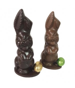Handcrafted Small Easter French Bunny made with Premium Belgian Chocolate (Delivery- Victoria only) 