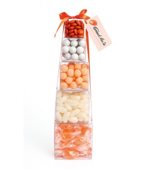 Large Confectionery Tower (Note:Large jelly beans are been replaced with Mini jelly beans)