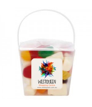 CLear Noodle box with Mixed Lollies