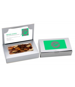 Business Card Box with Fruit n Nut Mix