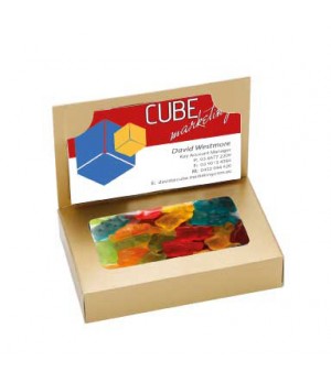 Business Card Box with Gummy Bears