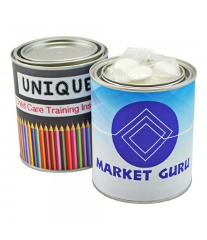 Medium Paint Tin with Individually Wrapped Mints