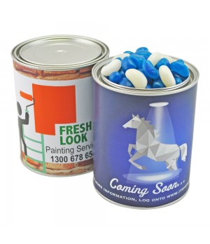 Large Paint Tin with Jelly Beans (Corporate Colour)