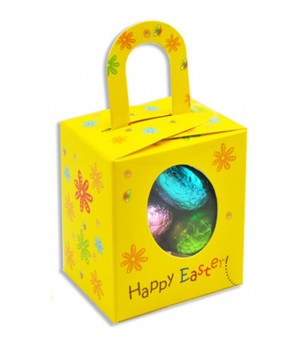 printed easter Noodle box with 5 Mini Assorted Easter Eggs