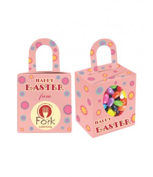Custom Printed Easter Noodle box with Mini Jelly beans in Single or Mix Colours
