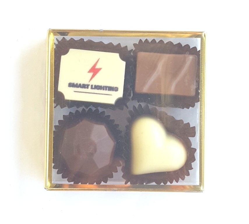 Premium Belgian Chocolate -4pc Gold Box