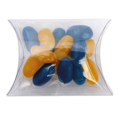 Clear Pillow Box with Jelly Beans (Corporate Colour)