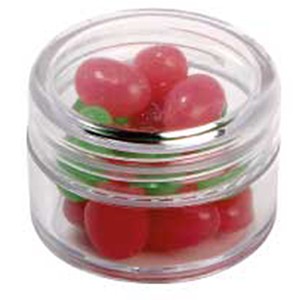 Mini Plastic Jar with Mini Jelly Beans (Corporate Colours)