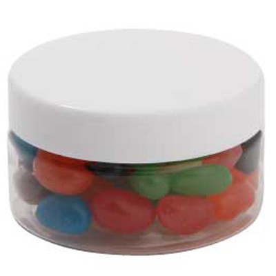 Small Plastic Jar with Mixed Mini Jelly Beans