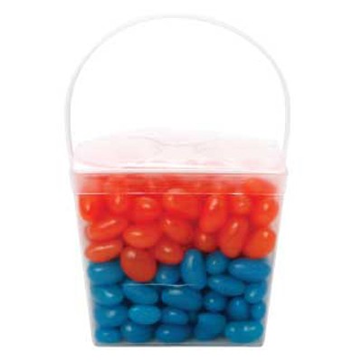 Clear Noodle Box with Jelly Beans (Corporate Colour)