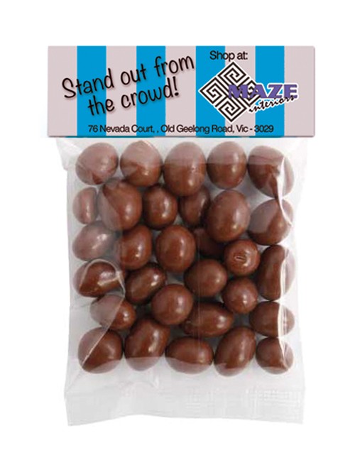 Chocolate Peanut Header Bag