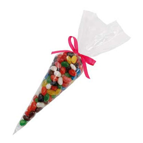 Confectionery Cones with Mini Jelly Beans (Corporate Colour)