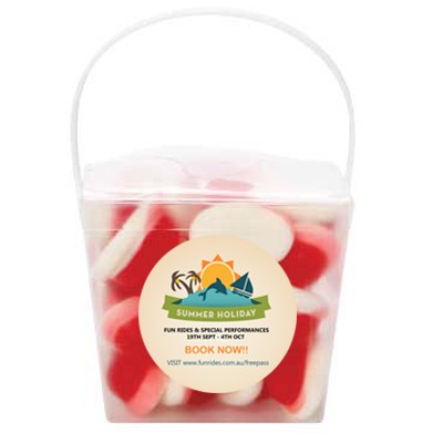 Clear Noodle box with Strawberries & Cream