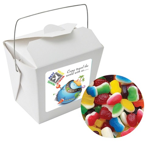 Paper Noodle Box with Mixed Lollies