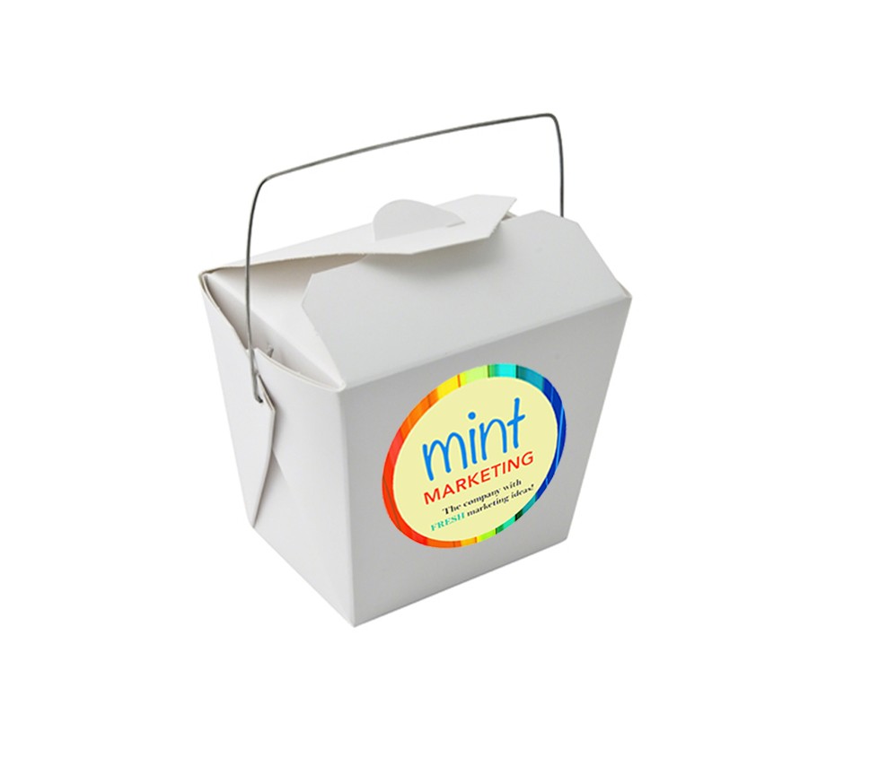 Paper Noodle Box with Mini Cookies