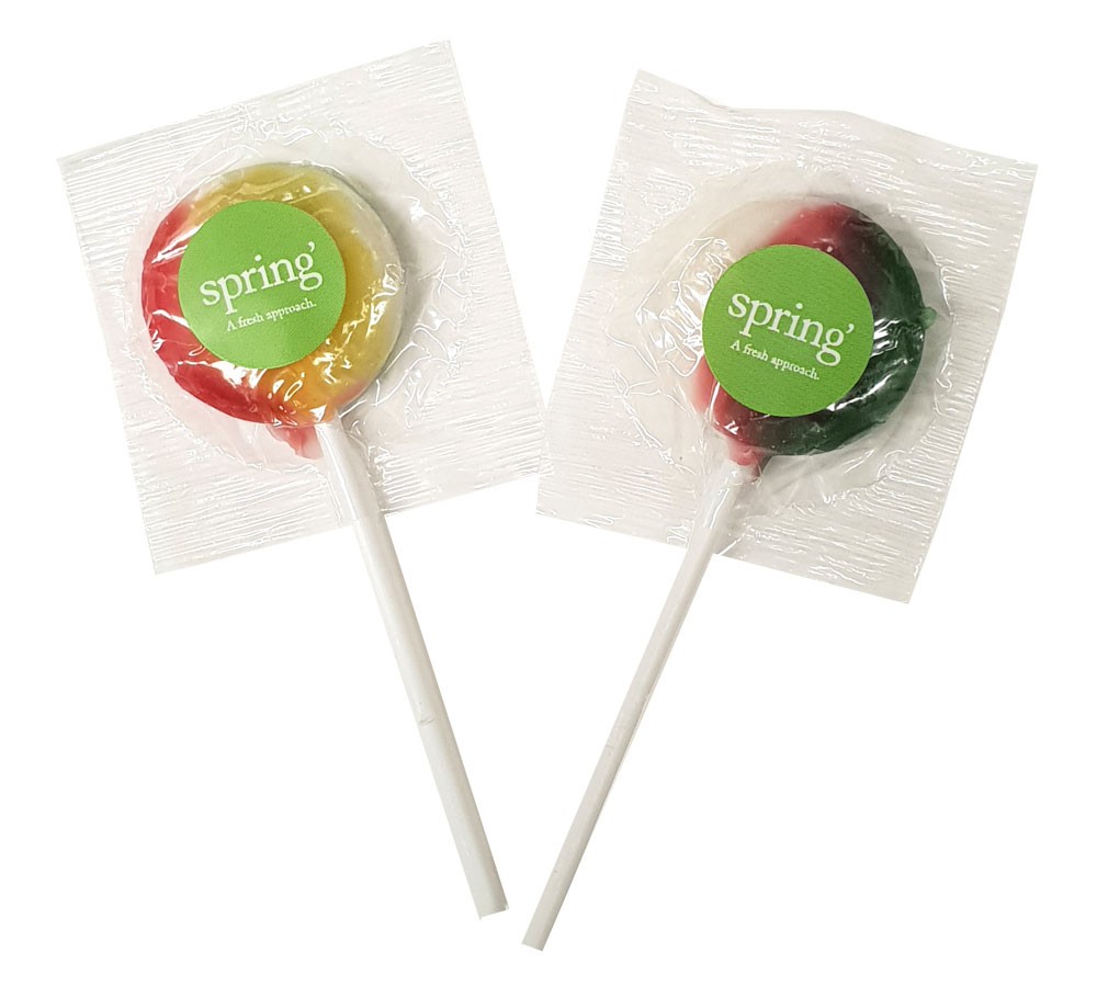 Branded Assorted Colour Mix Flat Lollipops (NEW)