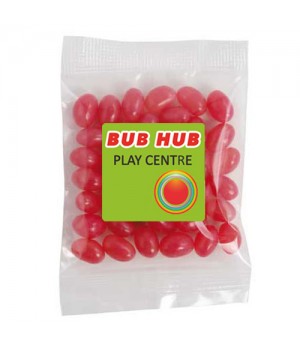 Medium Confectionery Bag - Mini Jelly Beans (Corporate Colours)