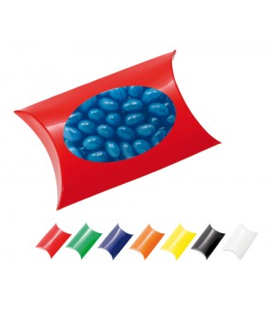 Window Pillow Box with Jelly Beans (Corporate Colour)