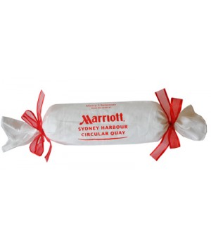 Traditional 1 KG Christmas Puddings wrapped in Custom Printed Cloth 