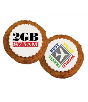 Printed Anzac Cookies with custom printed fondant