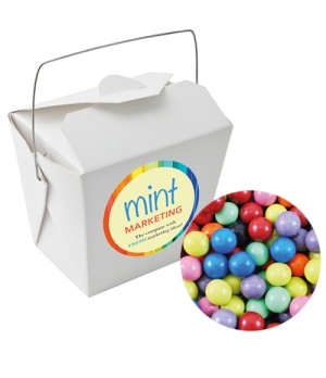 Paper Noodle Box with Chocolate Balls (Corporate Colour)