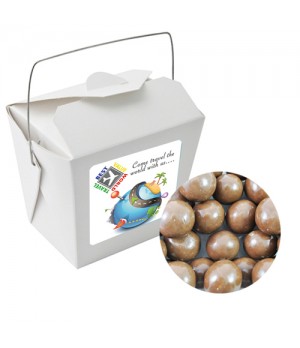 Paper Noodle Box with Malt Balls