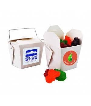 Paper Noodle Box with Fruity Frogs