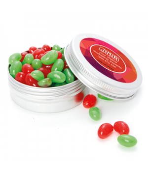 Twist Tin with Single Colour Jelly beans