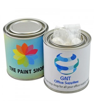 Small Paint Tin with Individually Wrapped Mints