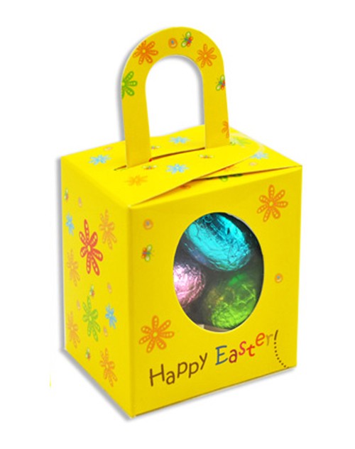 Printed Easter Noodle Box filled with 5 Mini Easter Eggs 